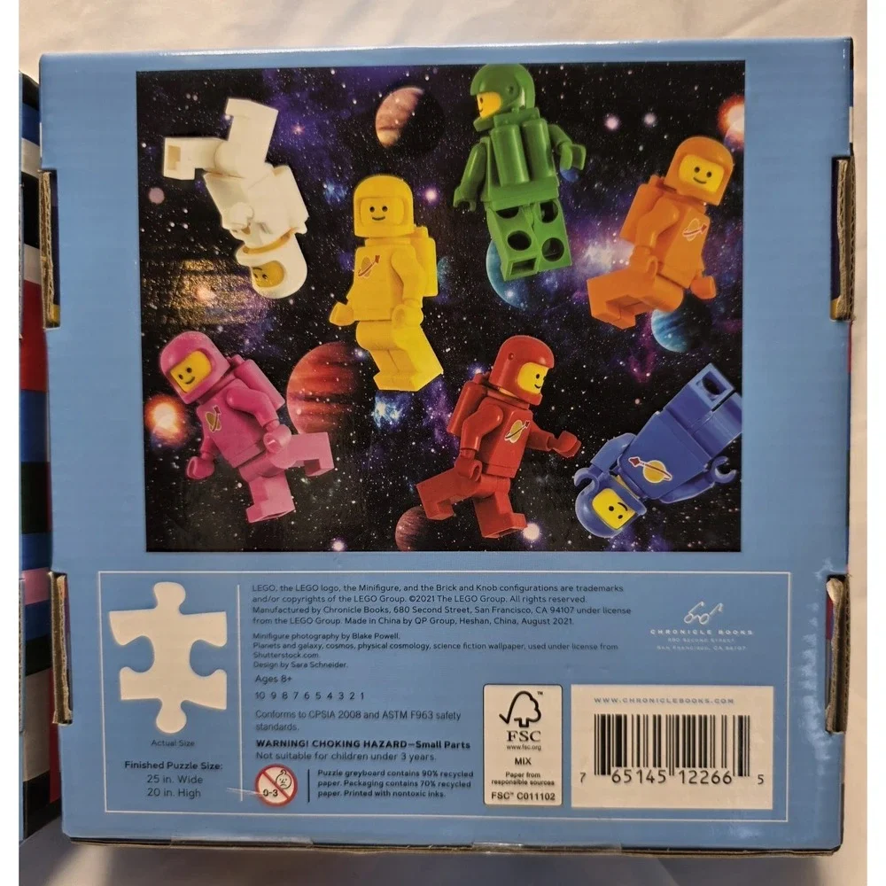 Lego Fun In‎ Space / Colorful Minifigures Target 500 Piece Puzzle X 2